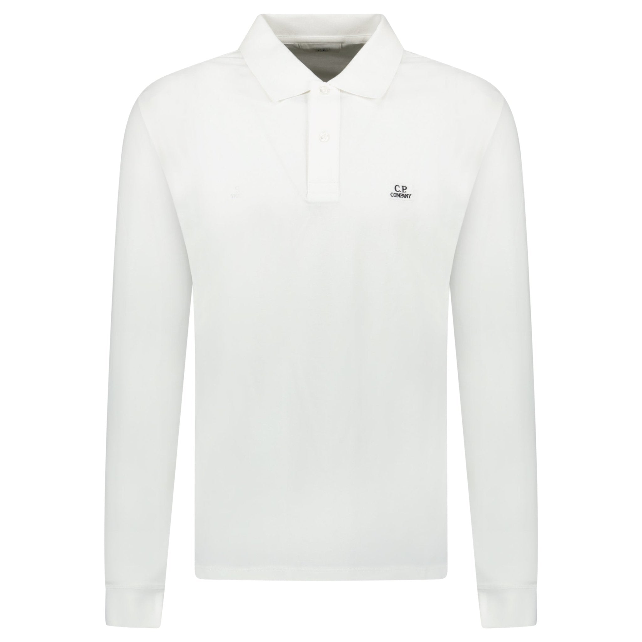 Color variation of Long Sleeve Piquet Polo T-Shirt White