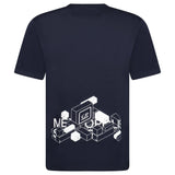 CP Company Metropolis Stamp Print Mercerised T-Shirt Navy - Boinclo - Outlet Sale Under Retail