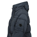 CP Company Nycra - R Hooded Long Down Jacket Black Sand - Boinclo - Outlet Sale Under Retail