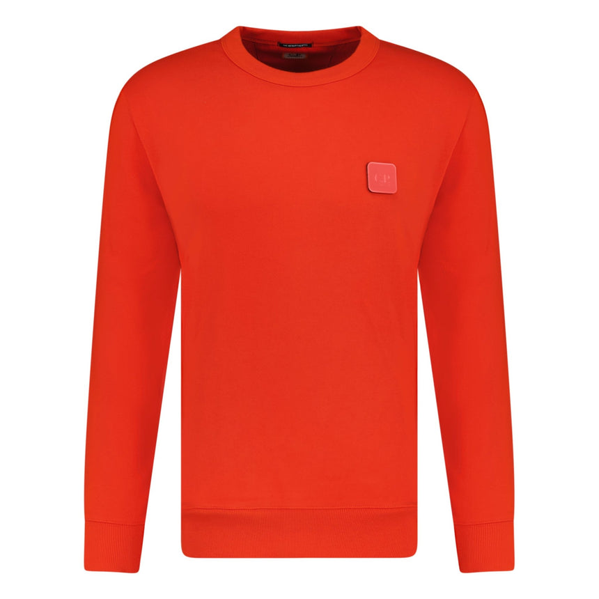 CP Company Patch Logo Sweatshirt Red - Boinclo ltd - Outlet Sale Under Retail