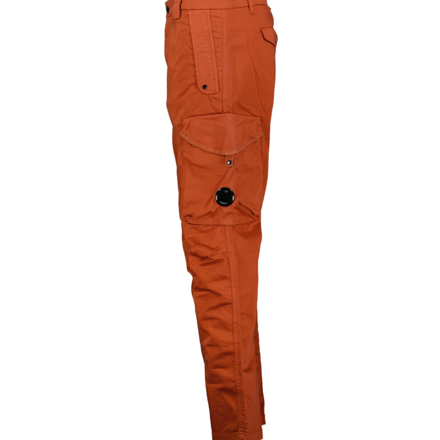 CP Company Sateen Stretch Cargo Pants Brick Red - Boinclo - Outlet Sale Under Retail