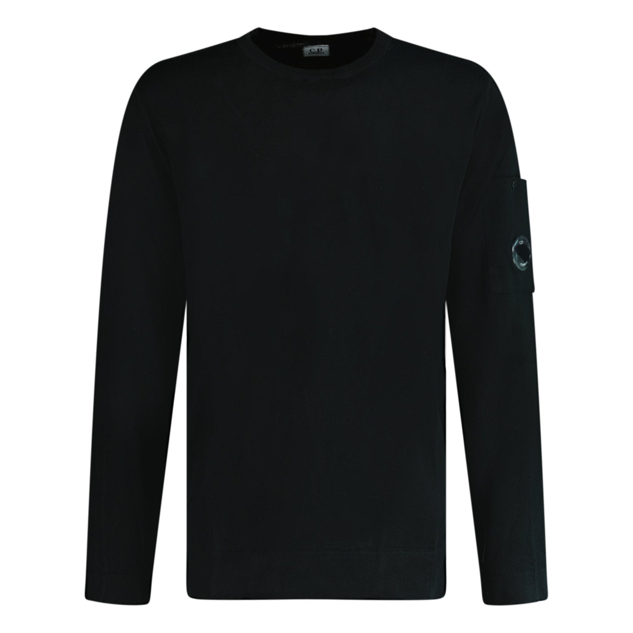 Color variation of Sea Island Knitted Lens Sweatshirt Black