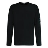 CP Company Sea Island Knitted Lens Sweatshirt Black - Boinclo ltd - Outlet Sale Under Retail