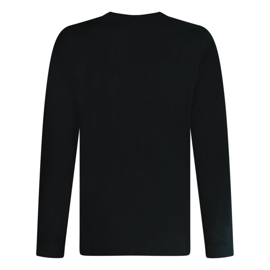 CP Company Sea Island Knitted Lens Sweatshirt Black - Boinclo ltd - Outlet Sale Under Retail