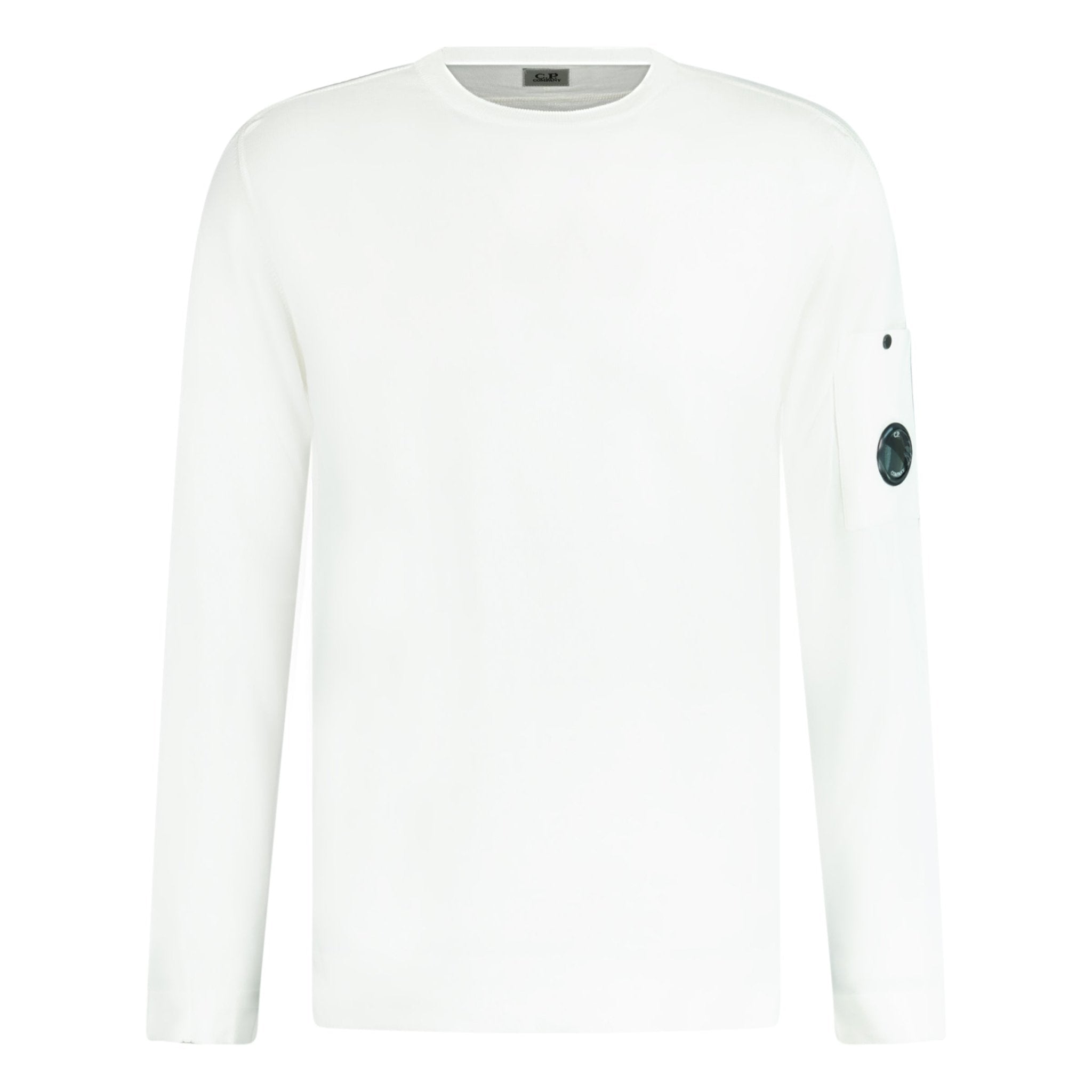 Color variation of Sea Island Knitted Lens Sweatshirt White