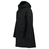 CP Company Shell - R Hooded Lens Parka Jacket Black - Boinclo - Outlet Sale Under Retail