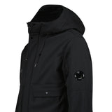 CP Company Shell - R Hooded Lens Parka Jacket Black - Boinclo - Outlet Sale Under Retail