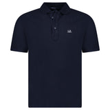 CP Company Short Sleeve Jersey 1020 Polo - Shirt Navy - Boinclo - Outlet Sale Under Retail