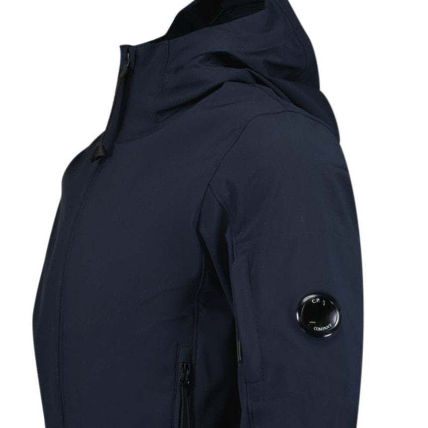 CP Company Softshell Arm Lens Jacket Navy - Boinclo - Outlet Sale Under Retail