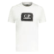 CP Company Stitch Logo Print T-Shirt White - Boinclo - Outlet Sale Under Retail