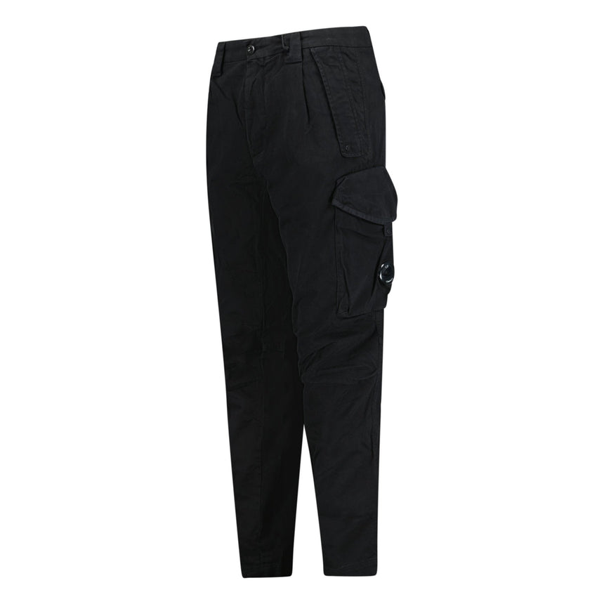 CP Company Stretch Sateen Cargo Pants Black - Boinclo - Outlet Sale Under Retail