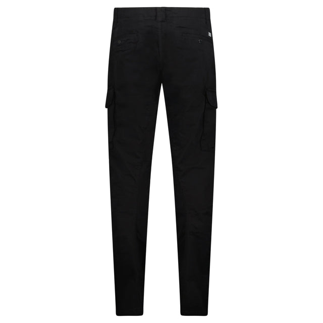 CP Company Stretch Sateen Ergonomic Lens Double Cargo Pants Black - Boinclo - Outlet Sale Under Retail