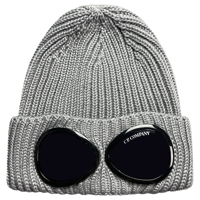 CP Company Wool Goggle Beanie Grey - Boinclo - Outlet Sale Under Retail