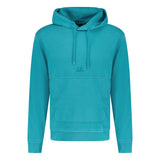 CP Company Writing Logo Hooded Sweatshirt Blue - Boinclo ltd - Outlet Sale Under Retail