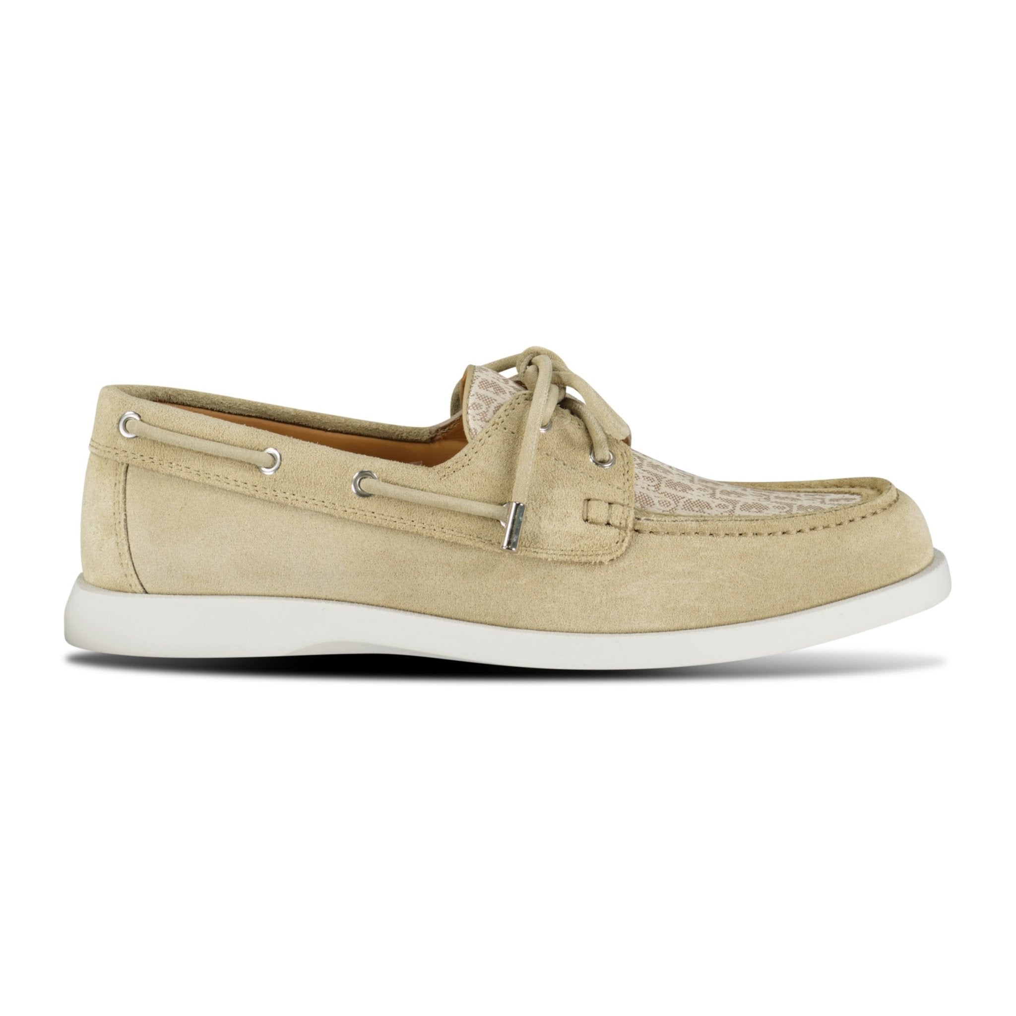 Color variation of Granville Boat Shoe Beige Suede