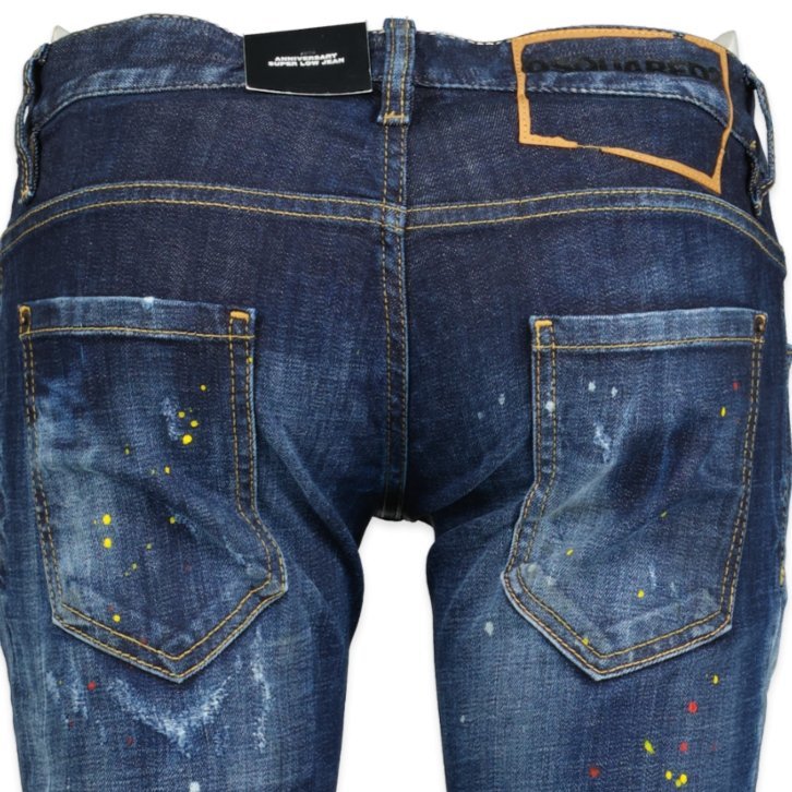 DSquared2 'Anniversary Super Low' Jeans Blue - Boinclo - Outlet Sale Under Retail