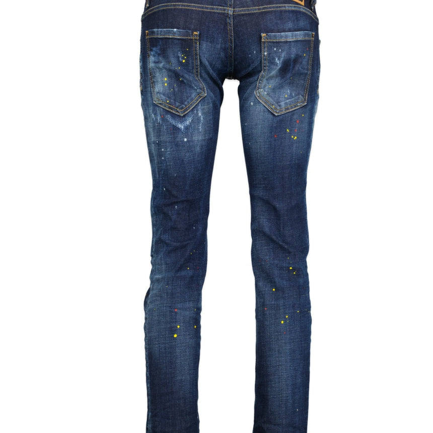 DSquared2 'Anniversary Super Low' Jeans Blue - Boinclo - Outlet Sale Under Retail