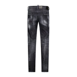 DSquared2 'Cool Guy' Print Logo Slim Fit Jeans Black - Boinclo - Outlet Sale Under Retail