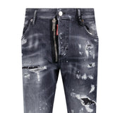 DSquared2 'Super Twinky' Milano Logo Jeans Black - Boinclo - Outlet Sale Under Retail