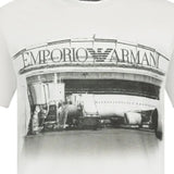 Emporio Armani Boarding Capsule Collection White T-Shirt - Boinclo - Outlet Sale Under Retail