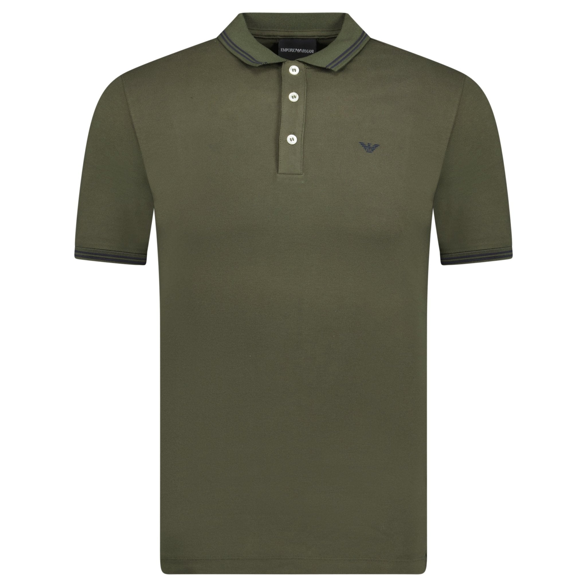 Color variation of Eagle Logo Twin Tip Polo-Shirt Khaki Green