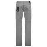 Emporio Armani J06 Slim Fit 5 Pocket Silver Eagle Black Belt Patch Jeans Grey - Boinclo - Outlet Sale Under Retail