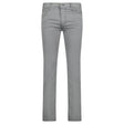 Emporio Armani J06 Slim Fit 5 Pocket Silver Eagle Black Belt Patch Jeans Grey - Boinclo - Outlet Sale Under Retail