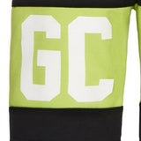 GCDS Logo Cotton Shorts Black & Lime Green - Boinclo - Outlet Sale Under Retail