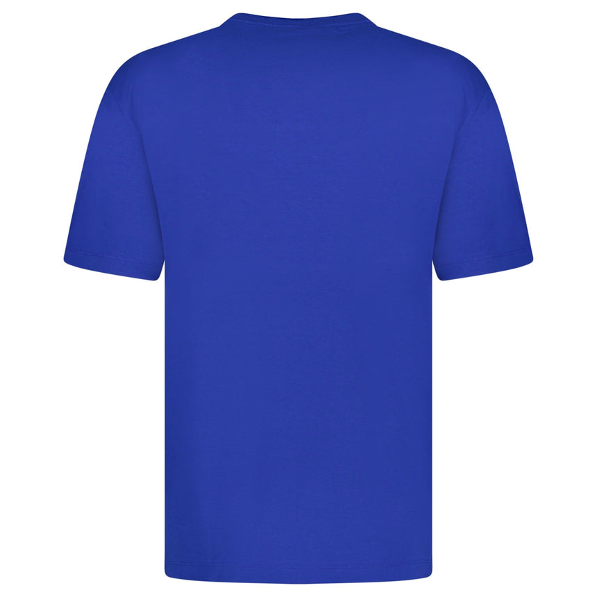 Hugo Boss Boss Logo Colour Block T-Shirt Blue & Black - Boinclo - Outlet Sale Under Retail