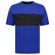 Hugo Boss Boss Logo Colour Block T-Shirt Blue & Black - Boinclo - Outlet Sale Under Retail