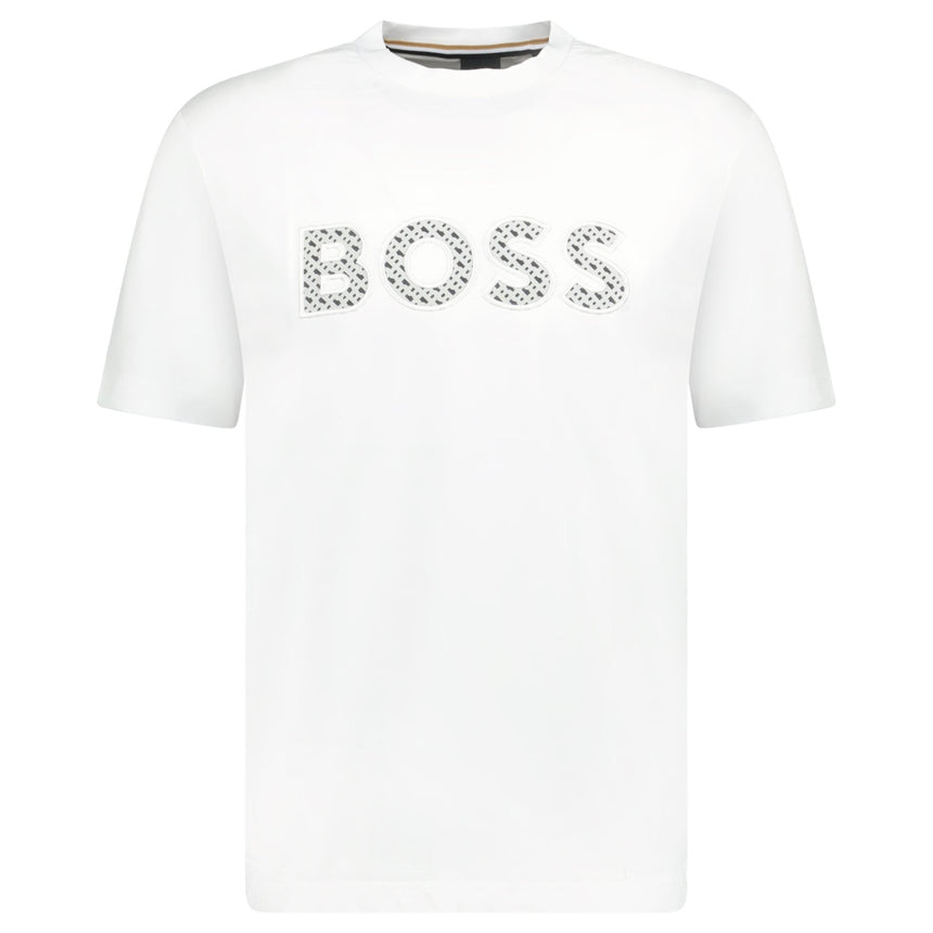 Hugo Boss Boss Logo 'Thompson' T-Shirt White - Boinclo - Outlet Sale Under Retail