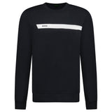 Hugo Boss Salbo 1 Crewneck Sweatshirt Black & White - Boinclo - Outlet Sale Under Retail