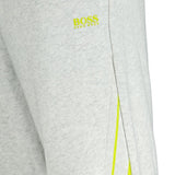 Hugo Boss Yellow Logo Track Pants Grey - Boinclo - Outlet Sale Under Retail