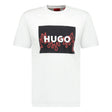 HUGO Flame Logo T - Shirt White - Boinclo ltd - Outlet Sale Under Retail