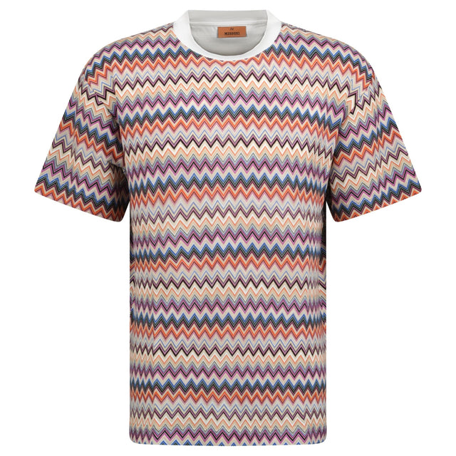 Missoni Knitted Zig Zag T-Shirt Multi Colour - Boinclo - Outlet Sale Under Retail