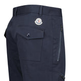 Moncler Belt Buckled Trousers Pants Navy - Boinclo - Outlet Sale Under Retail