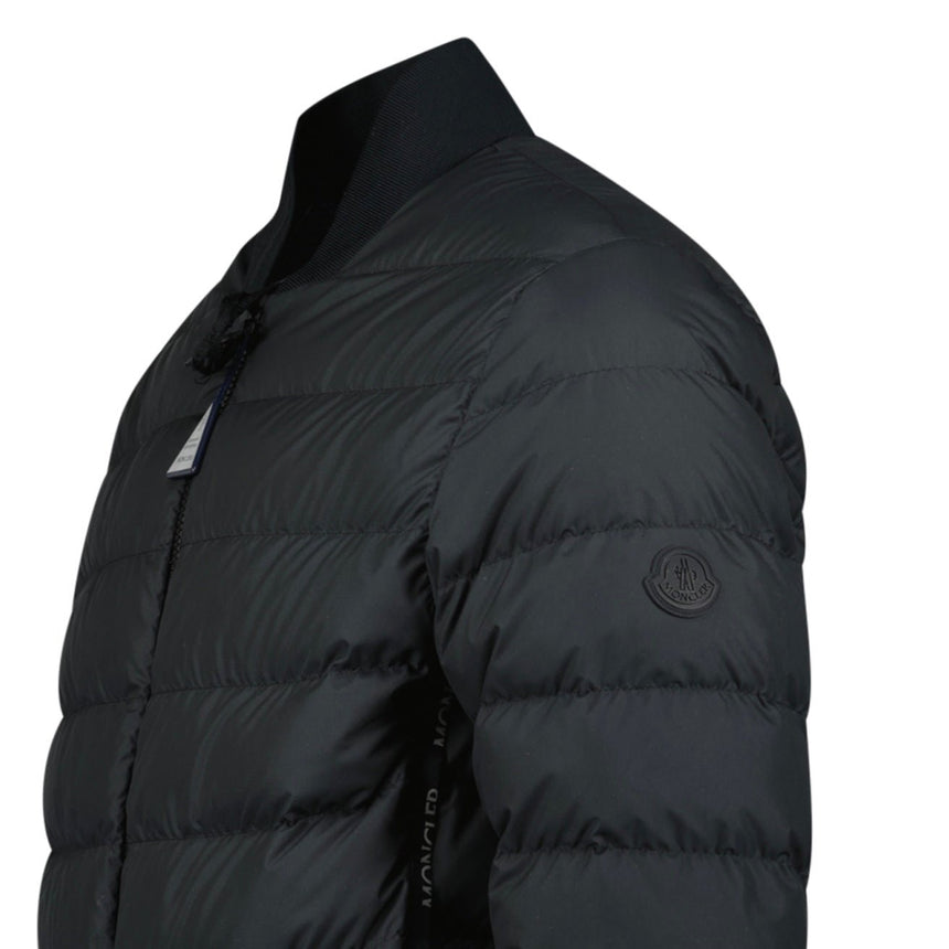 Moncler Black Logo Oise Down Jacket Black - Boinclo - Outlet Sale Under Retail