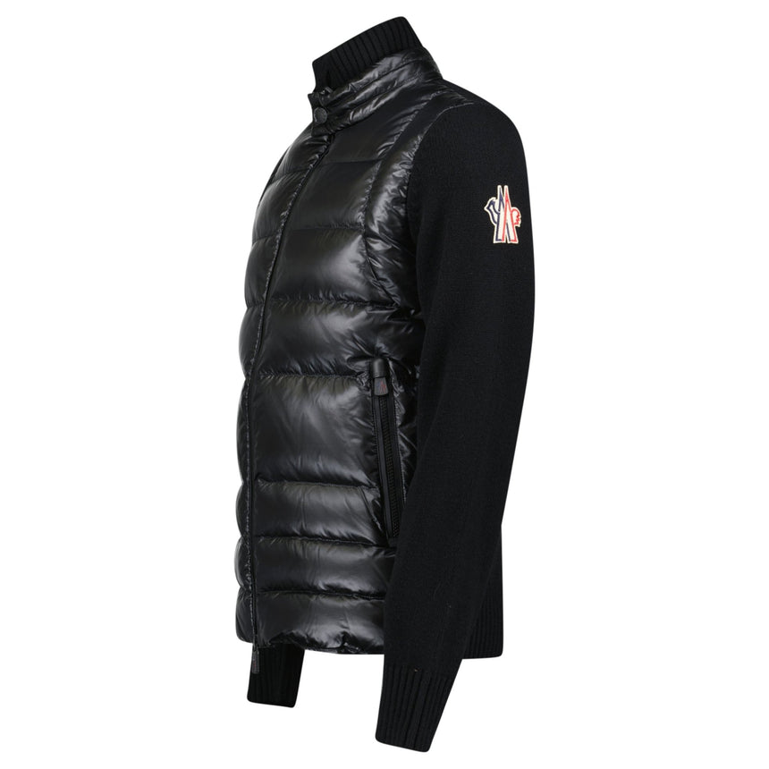 Moncler Grenoble Padded Wool Jacket Black - Boinclo - Outlet Sale Under Retail