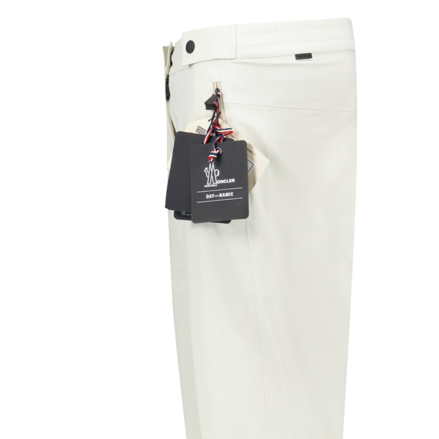 Moncler Grenoble Windstop Gore - Tex Trousers in Cream - Boinclo - Outlet Sale Under Retail