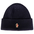 Moncler Grenoble Wool Beanie Hat Night Blue - Boinclo - Outlet Sale Under Retail