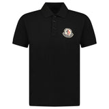 Moncler Logo Patch Polo Shirt in Black - Boinclo - Outlet Sale Under Retail