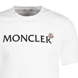 Moncler Logo Printed T-Shirt White - Boinclo - Outlet Sale Under Retail