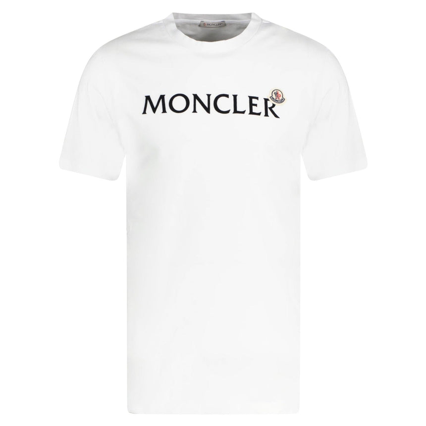 Moncler Logo Printed T-Shirt White - Boinclo - Outlet Sale Under Retail