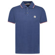 Moncler Maglia Polo Shirt in Blue - Boinclo - Outlet Sale Under Retail