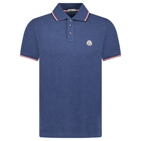 Moncler Maglia Polo Shirt in Blue - Boinclo - Outlet Sale Under Retail