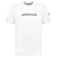 Moncler Rubber Logo Printed T-Shirt White - Boinclo - Outlet Sale Under Retail