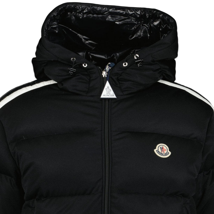 Moncler Sanbesan Side Stripe Jacket Black - Boinclo - Outlet Sale Under Retail