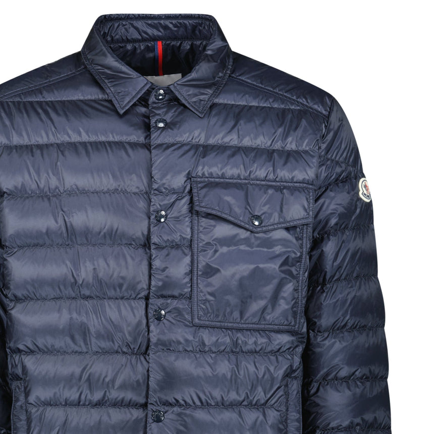 Moncler Tenibres Down Shirt Jacket Navy - Boinclo - Outlet Sale Under Retail