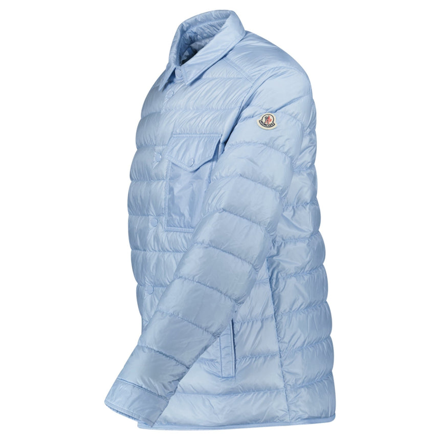 Moncler Tenibres Down Shirt Jacket Sky Blue - Boinclo - Outlet Sale Under Retail