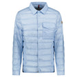 Moncler Tenibres Down Shirt Jacket Sky Blue - Boinclo - Outlet Sale Under Retail